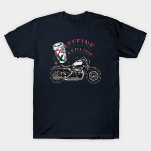 CAFFEINE GASOLINE PINK COFFEE MUG MOTORCYCLE T-Shirt